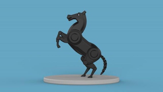 Pferd Modell Spielzeuge Kunst Statue Miniatur Tier Zahl Dekor 3dprint 3dmodel Spiele 3d print model - Mito3D