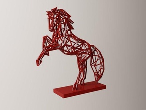 cavallo scultura statua arredamento 3dprint 3d print model - Mito3D