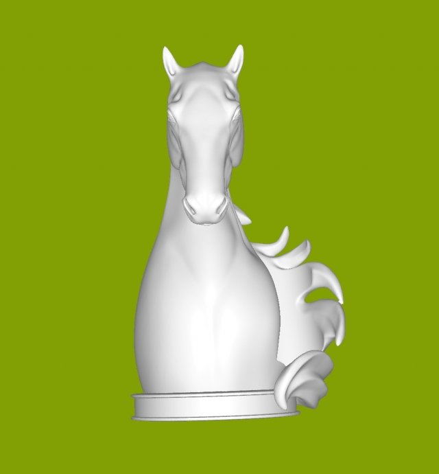 cavallo In piedi arredamento 3D print model - Mito3D