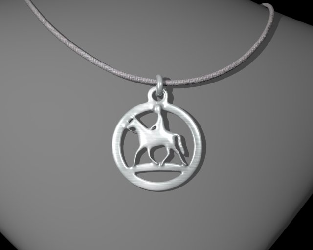 horse stl jewelry pendant free pendants gold bangle 3dsmax metal copper prototype casting bracelets necklaces animal 3D print model - Mito3D