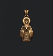 Horus Anhänger ägyptisch Käfer Ägypten Pharao Religion Mythologie Symbol Antiquität Sphinx König Schmuck Anubis Bastet Pyramide historisch egipt Halskette Echnaton 3d print model - Mito3D