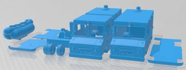 Sıcak köpek kamyon yazdırılabilir otomotiv yuva ölçülü Tamiya rc miniz hobi mikro döküm 3d print model - Mito3D