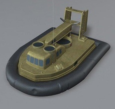 hovercraft sk5 3d modello in pattuglia barca 3dexport corazzata nave alto poli res moto d'acqua vessale militare guerra vietnam marino marina 3d print model - Mito3D