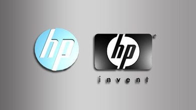 hp hewlett-packart logo 3d model in computer 3dexport printer medallion laptop brand 3d print model - Mito3D