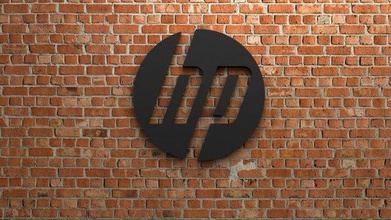 hp logo 3d drucken modell skulptur 3dexport computer laptop technologie webseite symbol ios 3d print model - Mito3D