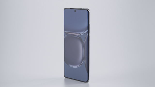 huawei p50 profi 3d modell telefon zelle 3dexport technologie design gerät clever elektronik metall modern bildschirm berühren 5g handy 2021 50 3D print model - Mito3D