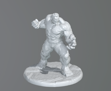 Hulk 3d dosya stl model Yazdır figürinler hulknormal Filestl model2 print3d 3d print model - Mito3D