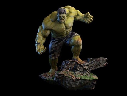 Hulk adam intikamcı süper kahraman hayret mutasyon Kaptan Yenilmezler oyunsonu sonsuzluk savaşı minyatürler sci fi şekil karakter heykeller Thor Demir Adam figürinler işaret sert 3d print model - Mito3D