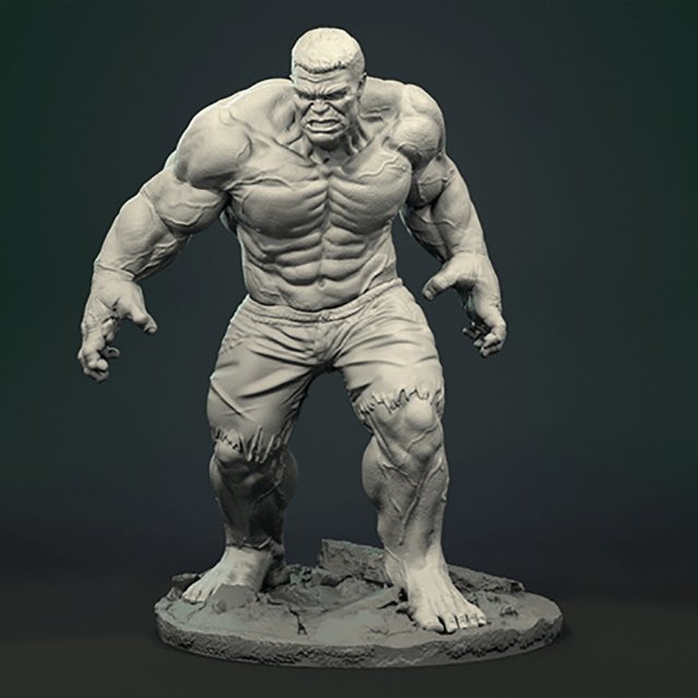 Hulk Ragnarok adam intikamcı süper kahraman hayret mutasyon Kaptan oyunsonu sonsuzluk savaşı minyatürler şekil karakter heykeller figürinler işaret sert parçalamak Hulkbuster yok etmek 3D print model - Mito3D