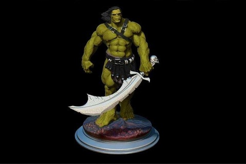 Hulk makas adam intikamcı süper kahraman hayret mutasyon Kaptan oyunsonu sonsuzluk savaşı minyatürler şekil karakter heykeller figürinler işaret sert parçalamak Hulkbuster yok etmek 3d print model - Mito3D