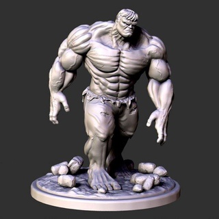 hulk estátuas homem vingador Super heroi maravilha herói mutação capitão jogo guerra infinita miniaturas figura personagem esculturas Thor Ferro estatuetas marca rígido esmagar Hulkbuster 3d print model - Mito3D