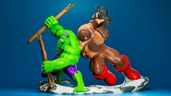 Hulk Juggernaut adam kavga intikamcı süper kahraman hayret mutasyon Kaptan oyunsonu sonsuzluk savaşı minyatürler şekil karakter heykeller figürinler işaret sert parçalamak Hulkbuster 3d print model - Mito3D