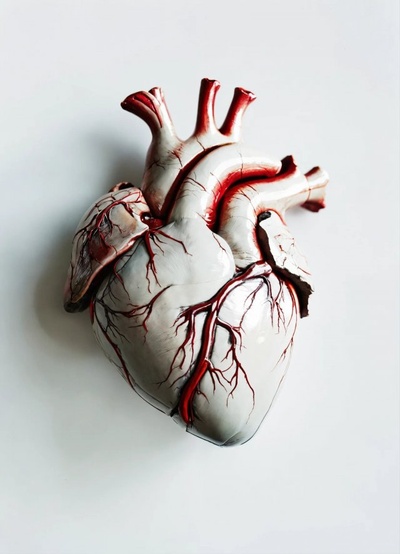 humano coração anatomy3d 3d impressão modelo in biologia 3dexport ebdesign3d cg 3d print model - Mito3D