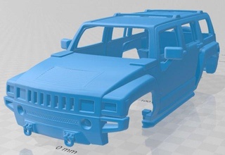 hummer h3 2010 yazdırılabilir vücut araba 3d yazdır model in otomotiv 3dexport yuva ölçülü tamiya rc miniz hobi mikro tarayıcı 3d print model - Mito3D