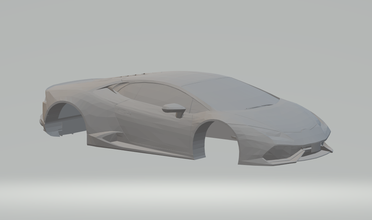 huracan slotcar pressofuso slot hotwheels supercar hypercars ferrari gara auto da corsa lemans 3d print model - Mito3D