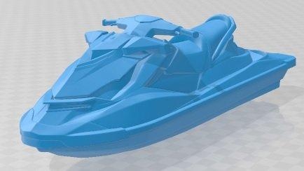 hydrocycle sea doo gtr 230 printable automotive jet ski moto motorbike aquatic hobby scale micro motorcycle water 3d print model - Mito3D