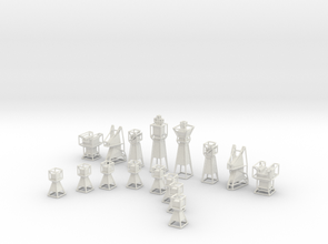 hiperxadrez 3d impressão modelo in borda jogos 3dexport xadrez ajedrez 3d print model - Mito3D