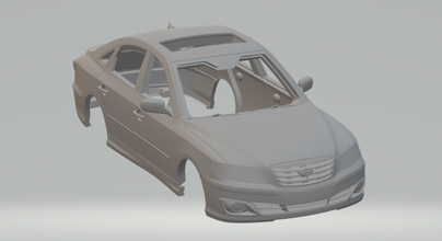 hyundai azera 2011 3d impresión modelo in vehículo 3dexport miniaturas fundido presión ruedas calientes espacio coche vehiculo caliente tamya tragamonedas sedán 3d print model - Mito3D