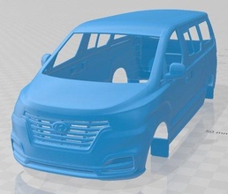 hyundai grand starex tq 2018 printable body car slot scalextric tamiya rc miniz hobby micro 3d print model - Mito3D