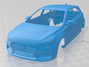hyundai i30 n line 2019 yazdırılabilir vücut araba yuva ölçülü Tamiya rc miniz hobi mikro 3d print model - Mito3D