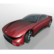 hyundai la fil rouge konzept 3d modell 3dexport concept car elektrisch autonom coupe le 3d print model - Mito3D