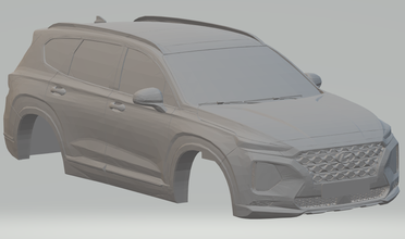 hyundai santa fe 2020 diecast hotwheels slot slotcars Autos gt gt1 gte hot supercars scx 3d print model - Mito3D