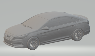 hyundai sonat yuva araba 3d yazdır model in sci fi 3dexport sedan sedanlar sıcak tekerlekler kia arabalar stl takım otomotiv slotcar 3d print model - Mito3D