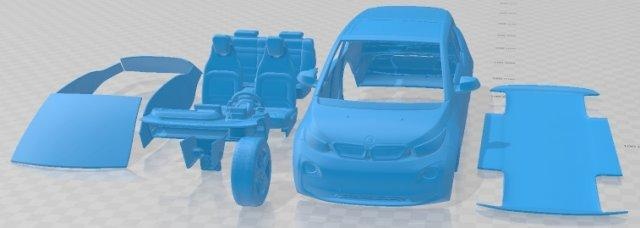 i3 cupé 2014 imprimible coche vehiculo automotor espacio scalextric Tamiya rc miniz pasatiempo micro 3d print model - Mito3D