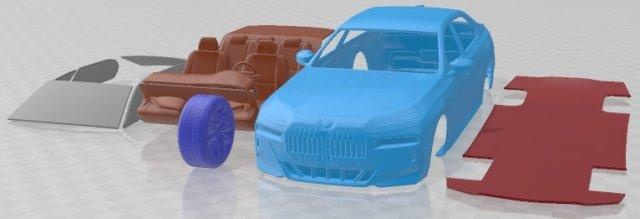 i7 m70 printable car  automotive i7 m70 printable car slot scalextric tamiya rc miniz hobby micro diecast  3d print model - Mito3D