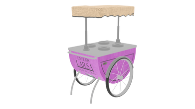 ice cream cart summer winter hot cold vehicle sweet car snack food fast 3d print model - Mito3D