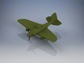 il-2 3d model in bomber 3dexport airplane aircraft plane soviet army war 3d print model - Mito3D