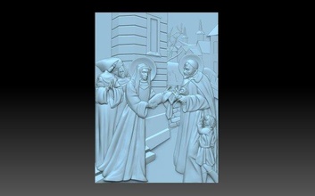 il vecchio cassetto cnc religion catholicism christianity christian bas-relief relief jesus jesu holy