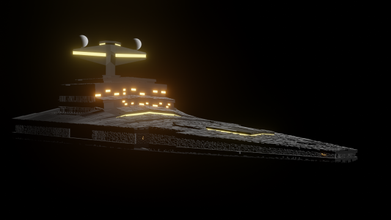 imperial buque guerra 3d modelo in 3dexport star wars astronave 3d print model - Mito3D