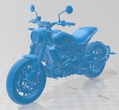 indio ftr 1200 s 2019 imprimible moto 3d impresión modelo in automotor 3dexport pasatiempo micro escala bicicleta motocicleta 3d print model - Mito3D