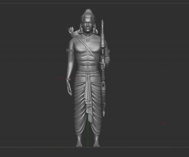 Hintli Tanrı Veri deposu adam Hindistan tanrısı ayodha rammantir tasarım Ramayan Bhagwan heykeller Bajrang bali Hindu Rahatlama bajrangi minyatürler 3d print model - Mito3D