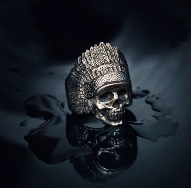 indian skull ring ring ri