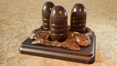 indiana jones sankara pedras 3d impressão modelo in varreduras réplicas 3dexport sagrado movieprop templo perdição crânio índia shiva 3d print model - Mito3D