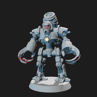 Infanterie Cyborg 2 Tafel Spiele Roboter Maschine Maschinen mechanisch hand to combat Aufruhr 3d print model - Mito3D