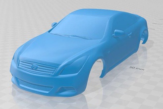 infiniti g37 sedán 2011 imprimible cuerpo coche vehiculo 3d impresión modelo in automotor 3dexport espacio scalextric tamiya rc minz pasatiempo micro 3d print model - Mito3D