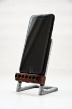 infinity-Telefon-Standplatz-sound amplifying design - iphone-6 7 8 Telefon apple iphone smartphone stand Zubehör tech kostenlos dock office android ios 3d print model - Mito3D