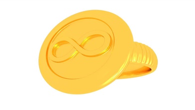 infinito anillo joya signo mistical imprimible de la fantasía 3d print model - Mito3D