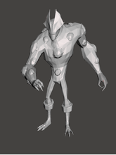 inspired ben 10 eye guy alien poly 3d print model in monsters & creatures 3dexport ben10 eyeguy multi ojos 3d print model - Mito3D