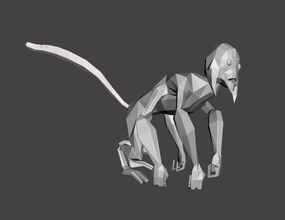 inspiriert ben 10 spinnenaffe außerirdischer poly 3d drucken modell monster kreaturen 3dexport ben10 omnitrix spinne affe 3d print model - Mito3D