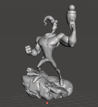 inspirado minhoca jim figura base 3d impressão modelo in monstros criaturas 3dexport terra earthworm 3d print model - Mito3D