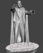 inspiré film Dracula morte aimant mel ruisseaux compter Leslie Nielsen melbrooks draculadeadandlovingit leslienielsen Muerto Feliz 3d print model - Mito3D