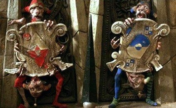 inspired movie labyrinth 1986 jim henson riddle guards labyrinth labyrinth1986 jimhenson jim henson brian froud brianfroud david bowie jennifer connelly riddle door guards  laberinto dentro del