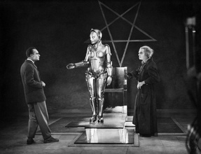 inspired robot maria scene 1927 movie metropolis 3d print model in monsters & creatures 3dexport 3d print model - Mito3D