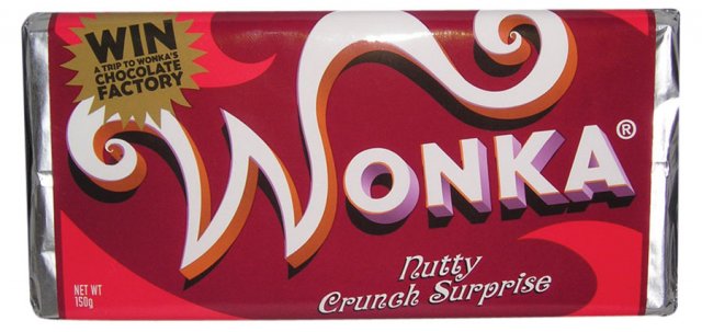 ilham Wonka bar kalıp tim Burton versiyon Charlie çikolata fabrika 2005 çikolatalar Willy Wonkabar 3D print model - Mito3D