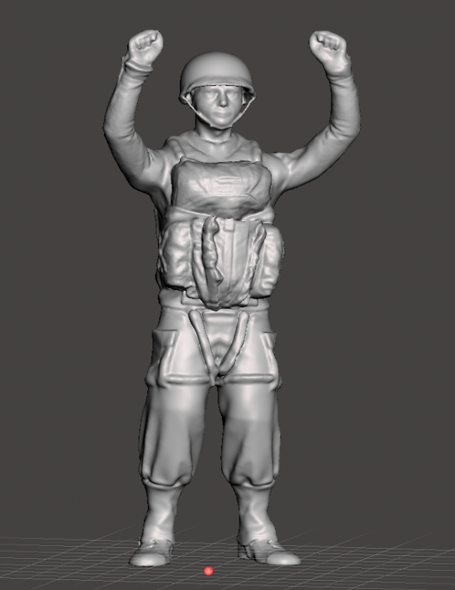 inspiriert wwii paradummy rupert fallschirmjäger day soldat köder 3d drucken modell 3dexport ww2 krieg 3D print model - Mito3D