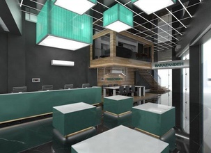 interni design of negozio 3d modello in spazi 3dexport shopping moderno progettista 3d print model - Mito3D